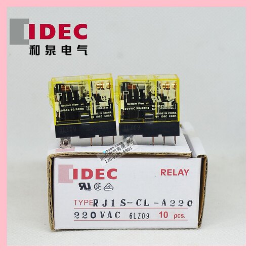 IDEC和泉继电器小型电磁薄型RJ1S-CL/RJ2S-CL AC220 DC24V