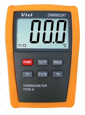维希Vici 数字式温度表 DM6801A+/DM6802A+ 热电偶温度计 温度计