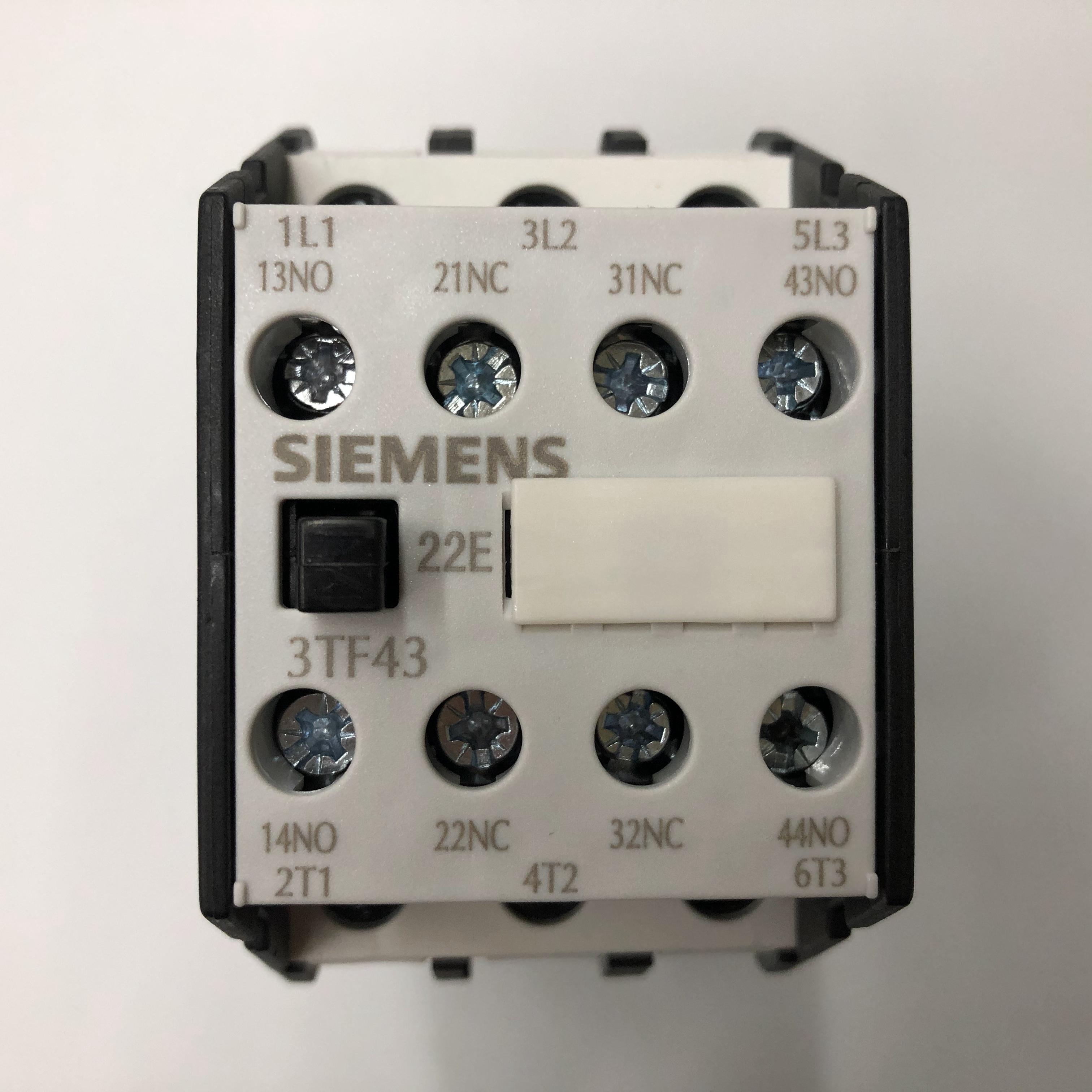 询价原装正品3TF4322-0XM0 AC220V 50/60Hz西门子三级交流接触器