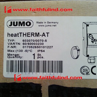 议价Jumo 60003230 久茂温度传器 heatTHERM-AT 603070/0070-5