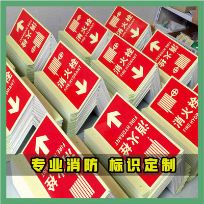 灭火器型立式洗眼萤光牌