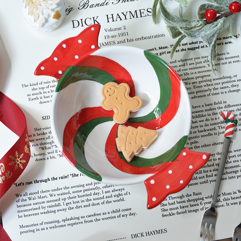 圣诞季立体糖果造型拼色