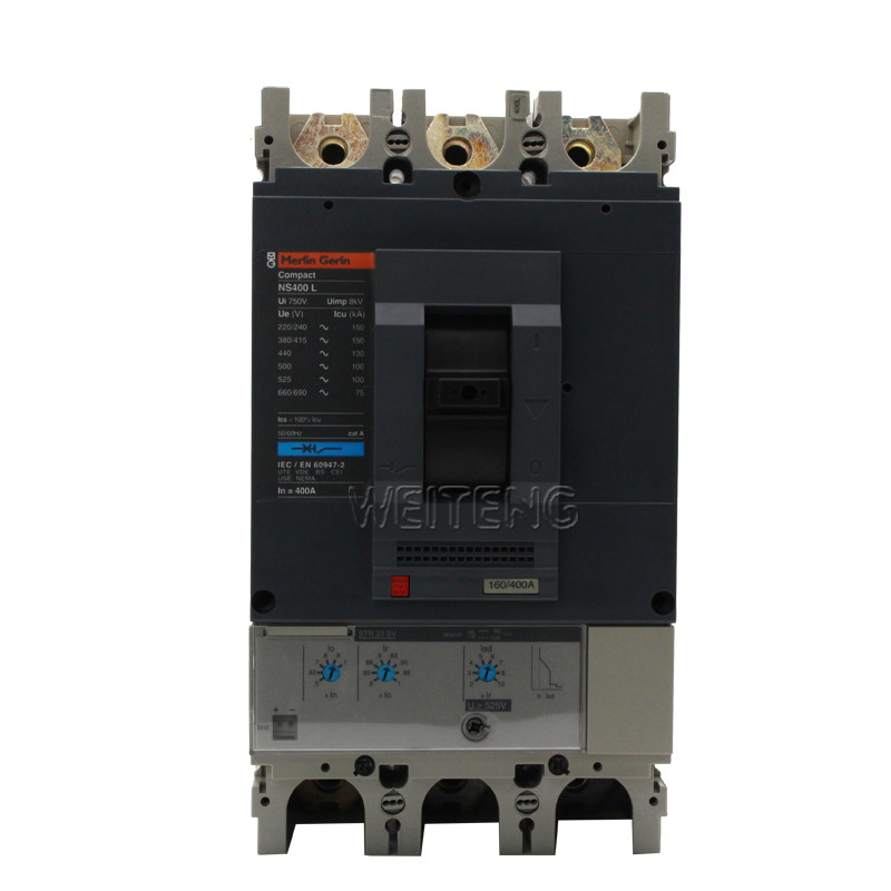 询价12年老店 梅兰日兰 NS400L STR23SE空气开关400A塑壳断路器NS