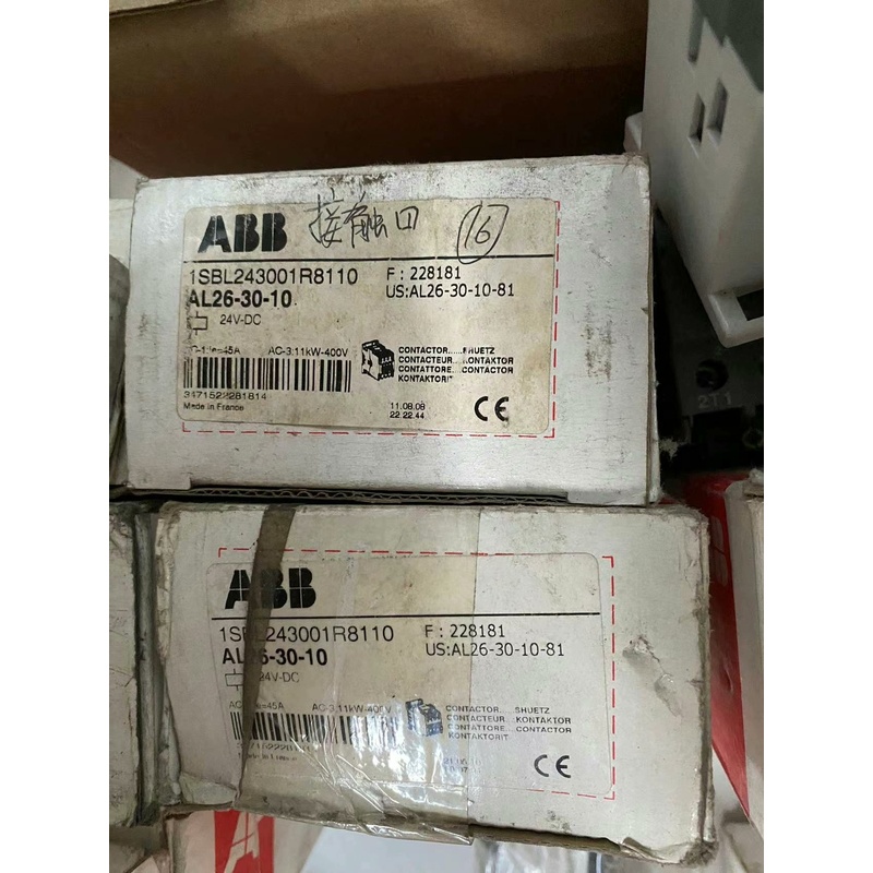 询价议价ABB接触器AL26-30-10，1SBL243001R议价