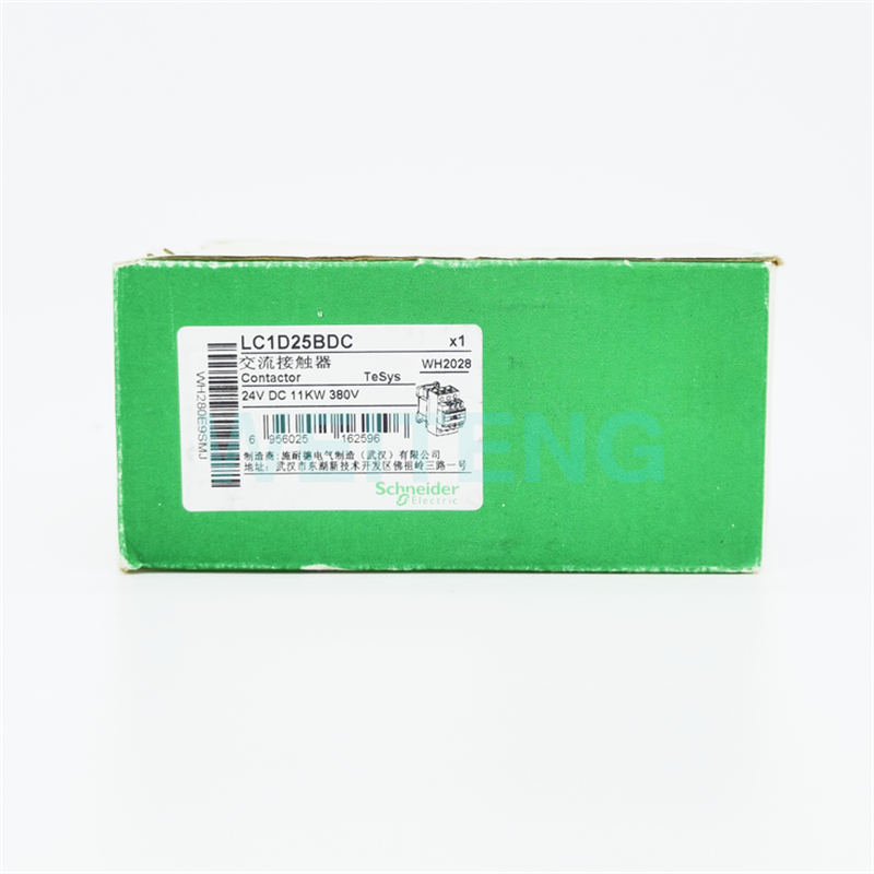 施耐德 LC1D25BDC 直流控制接触器11KW三相24VDC TeSys Contactor