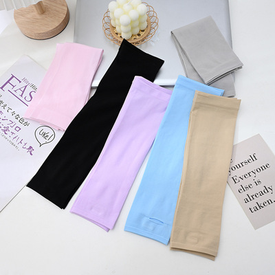 薄荷冰袖男款丝防晒套女