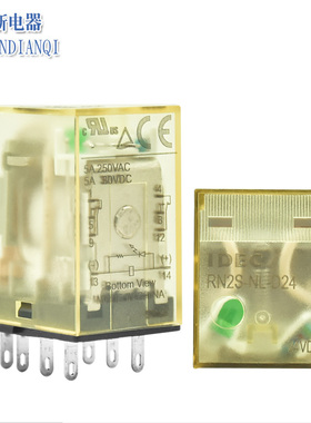 和泉中间继电器RN4S-NL AC220V DC24V 14脚 8脚小型继电器RN2S-NL