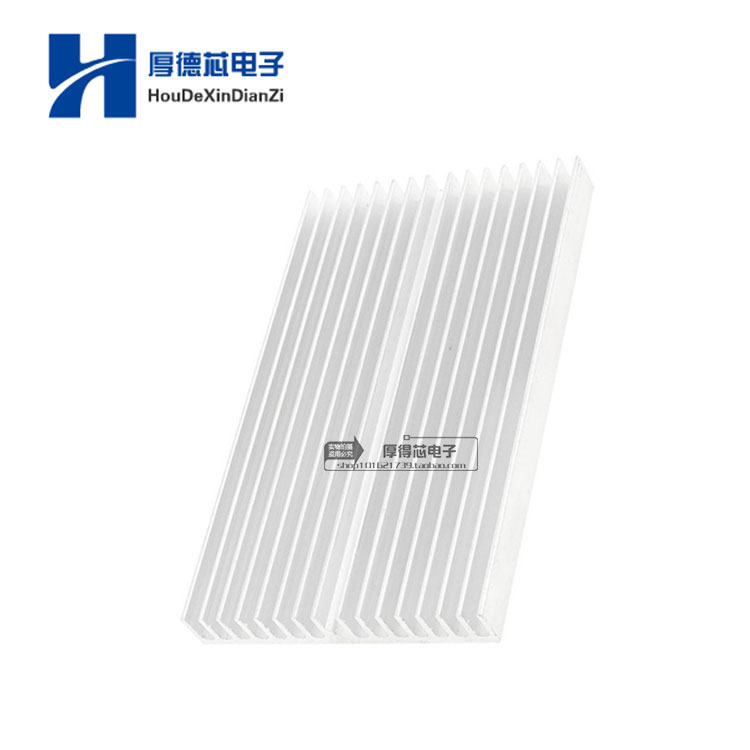 散热器100X60X10mm IC散热器铝制散热片为CPU LED电源