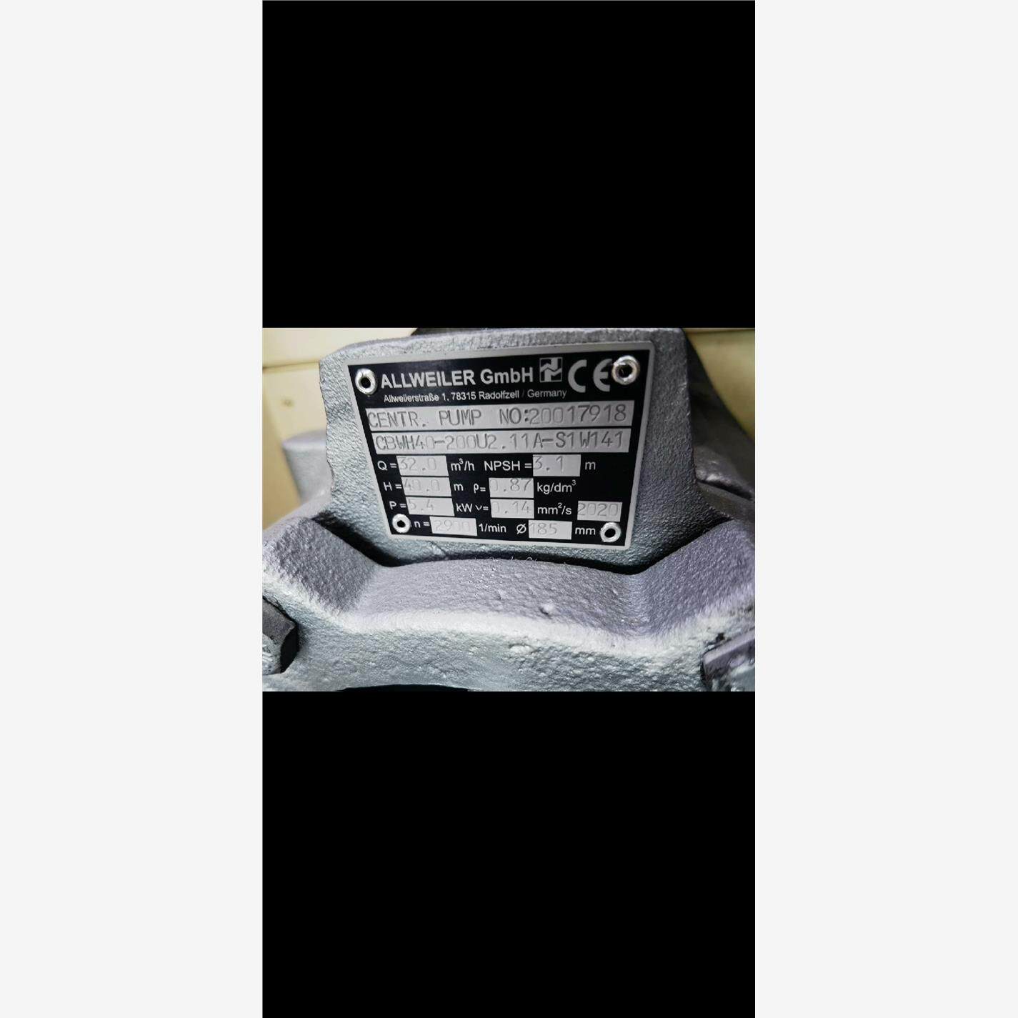 ALLWEILER  CBWH40-200U2.11A-S1