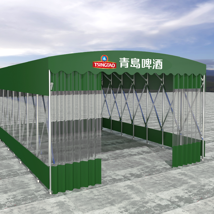 户外推拉棚折叠篷夜市大