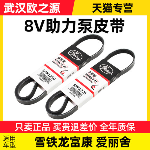 盖茨富康爱丽舍助力泵皮