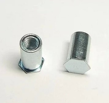 环保蓝白锌盲孔压铆螺柱