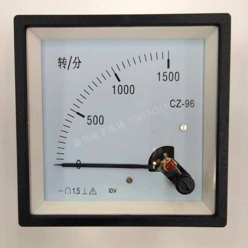 CZ-96 1500转/分 DC10V 4-20MA RPM  线速表 直流电压转分表96*96