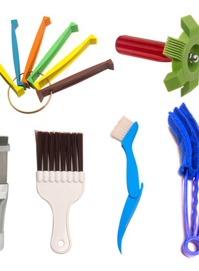 空调翅片梳冷凝器不锈钢刷外机梳理蒸发器散热器清洗修复工具梳子