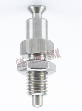 旋钮柱塞顶出式 PMXPB10 PMXPM12 按钮型分度销 全不锈钢定位销