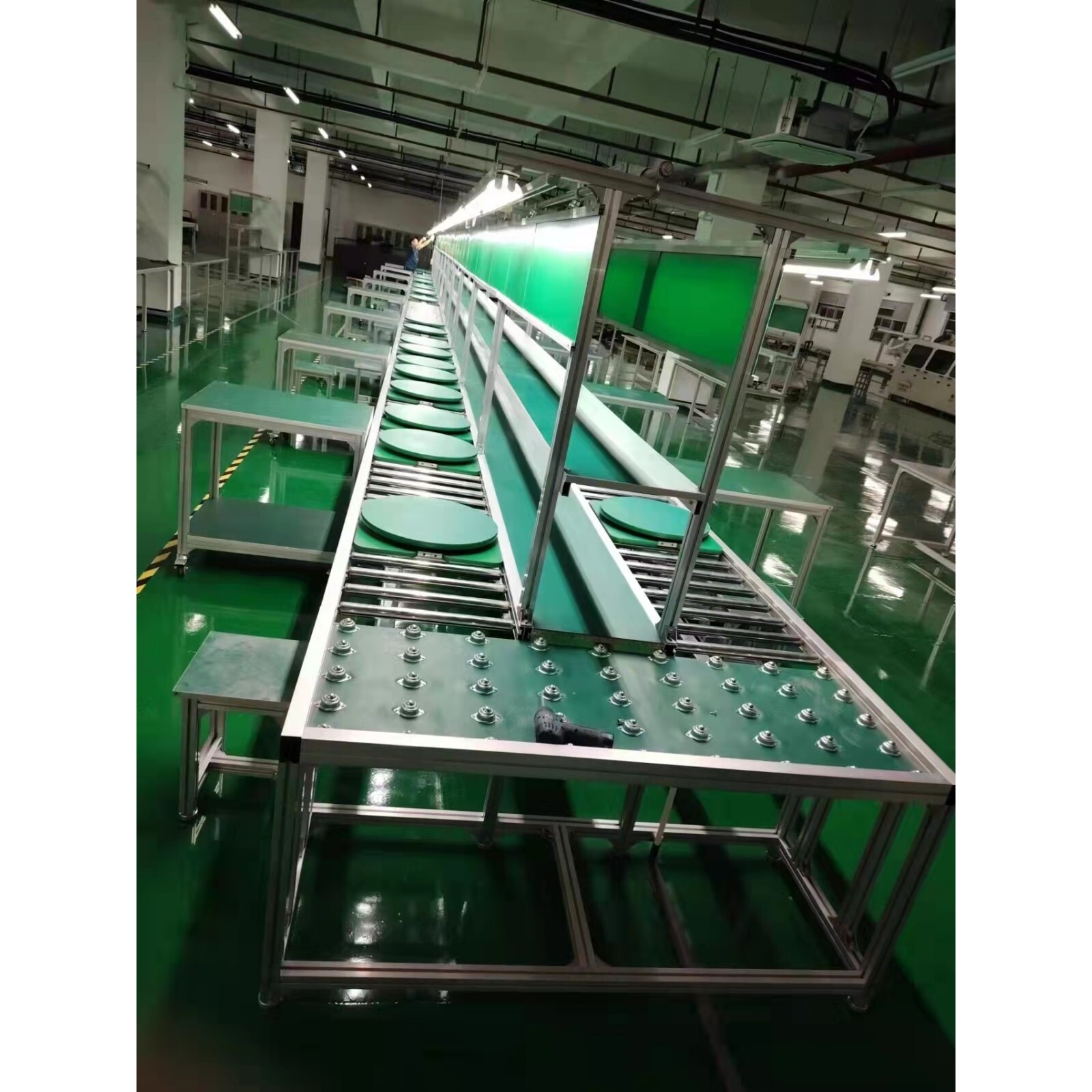 车间生产线无动力滚筒装