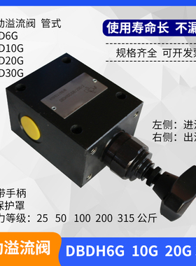 厂家直销华德型DBDH10G10B200直动式溢流阀DBDH8G-6G压力25 100