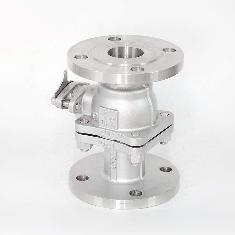 304/316L不锈钢化工部法兰球阀Q41F-16P DN25 32 40 50 65 80 100