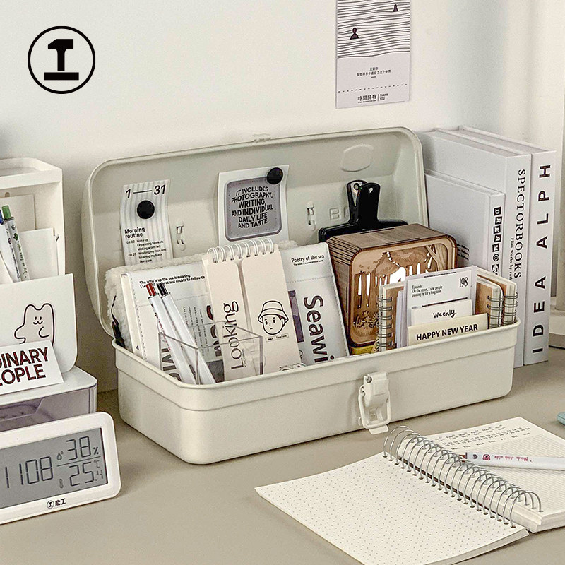 能工小铁箱桌面收纳盒ins简约白色文具书桌置物架办公桌收纳神器,清洗/食品/商业设备,风口/风叶/风机配件,淘宝优惠券,粉丝福利购,淘宝优惠卷