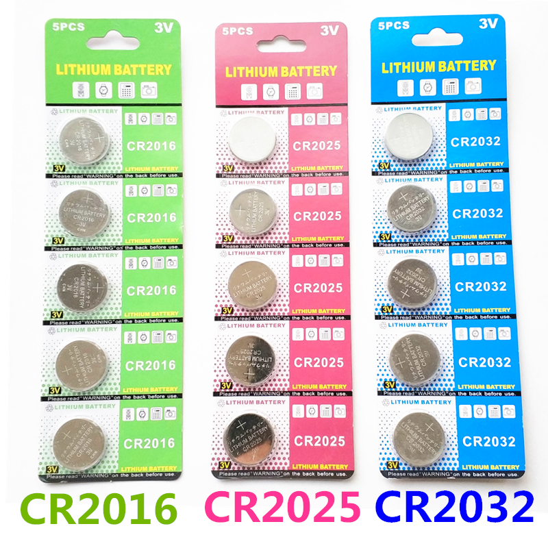 CR2032电池3V纽扣电子CR2016cr2025CR1620CR24302450汽车遥控钥匙