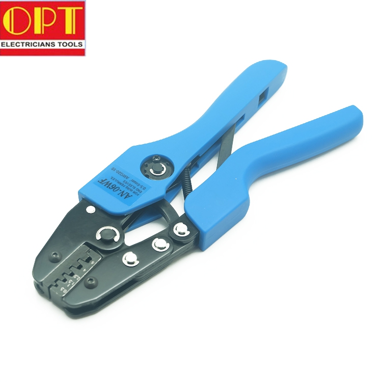 台湾OPT棘轮式欧式端子压接钳压线钳AN-04 06 10 16 25 35 50WF