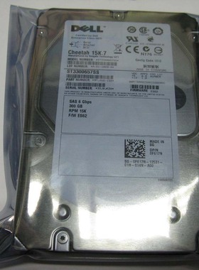 ELL ST3300657SS 300G 15K.7 SAS 3.5寸 R710 R410 服务器硬