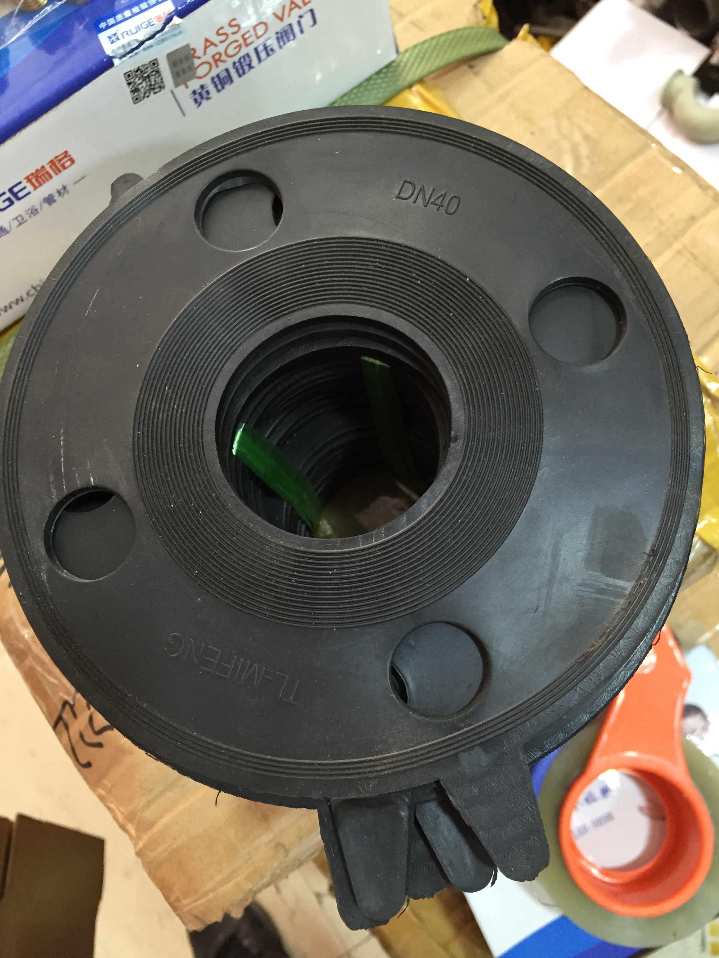 优质橡胶带孔法兰垫片波