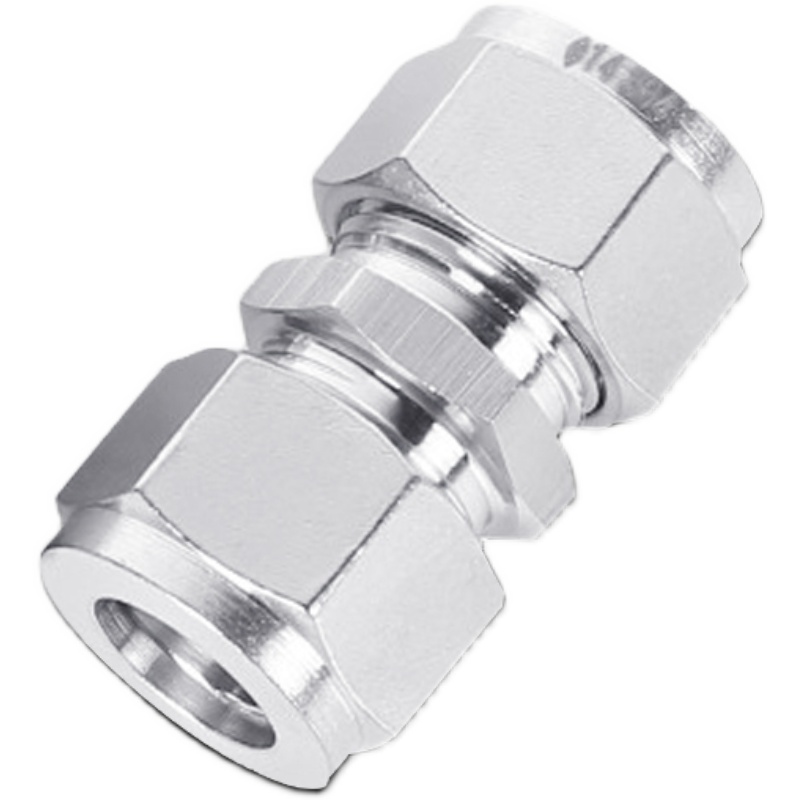 不锈钢卡套直通中间接头