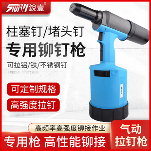 锐壹气动铆钉枪柱塞铆钉专用拉钉枪密封塞高压堵头钉拉铆枪