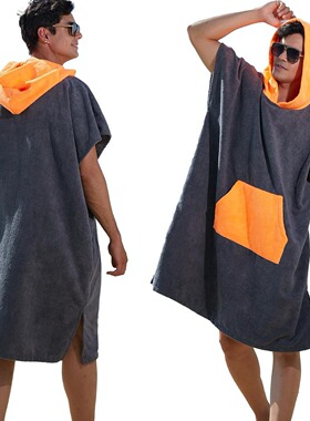 冲浪斗篷更换浴袍速干沙滩巾超细纤维毛巾Bath towels bathrobes