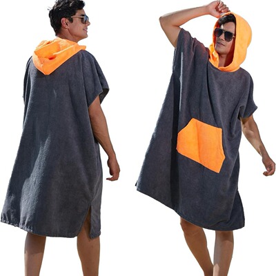 冲浪斗篷更换毛巾速干沙