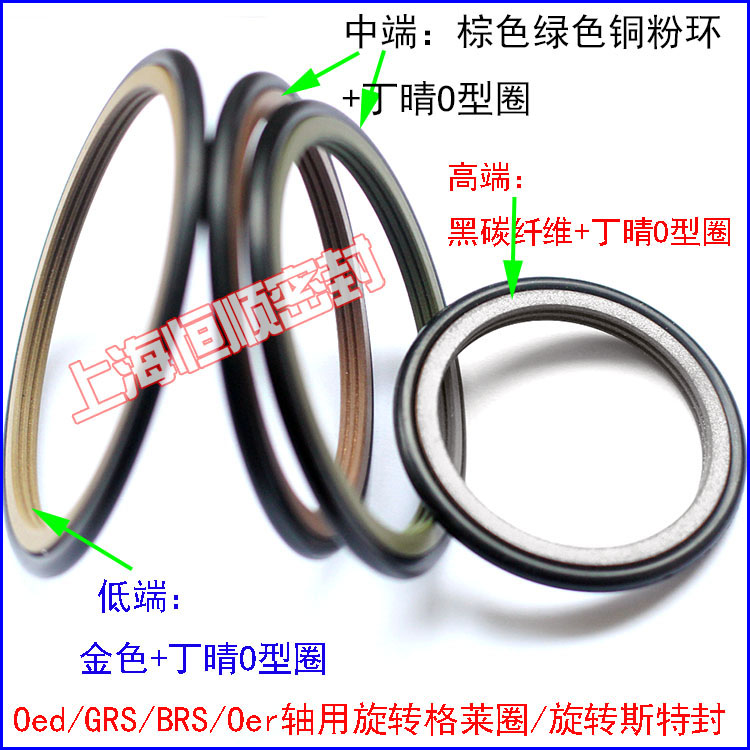 GRS旋转斯特封oed轴用格莱圈6/8/10/12/14/15/16/18/20*2.2/3.2垫