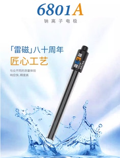 295F型钠离子计测量探头 上海雷磁 6801A钠离子电极 DWS 295