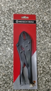 耐世大力钳 专业级曲口大力钳(黑色)10寸大力钳 耐世工具