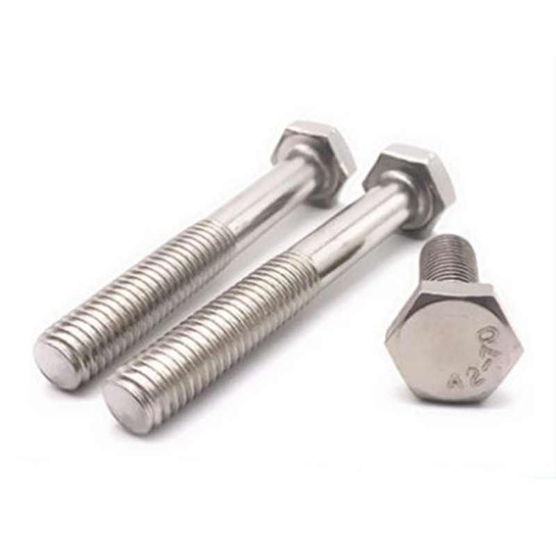 201不锈钢外六角螺栓GB30不锈钢六角头螺丝外六角螺丝M4M5M6M8M20