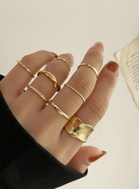 2021年新款欧美指环alloy