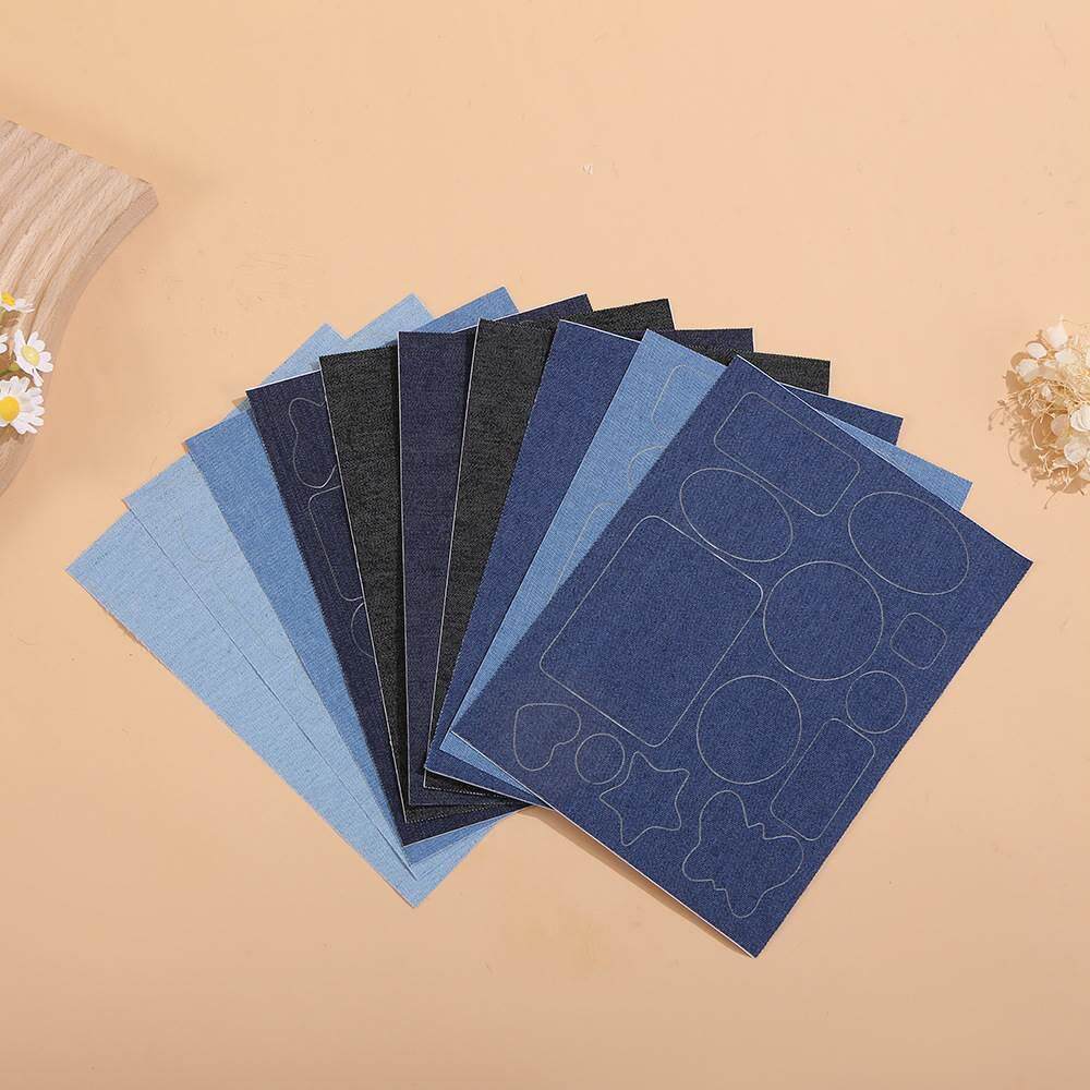 免缝布贴无痕牛仔裤破洞补丁贴衣服裤子修补贴大号刺绣贴自粘