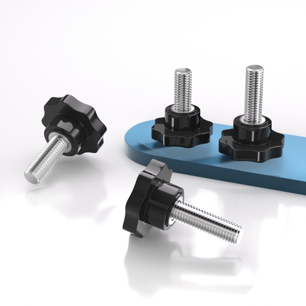 胶木螺丝塑手拧梅花钉料