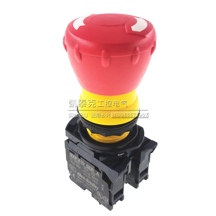 AB急停按钮800FP-MT44PX02=800FP-MT44+800F-ALP+800F-X01