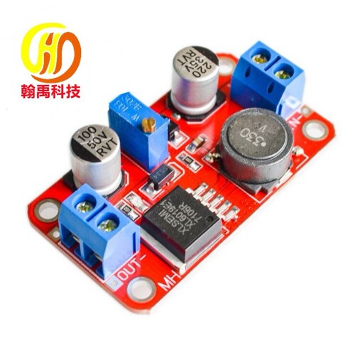 XL6019DC-DC可调升压电源模块5A电流大功率超XL6009 LM2577升级版
