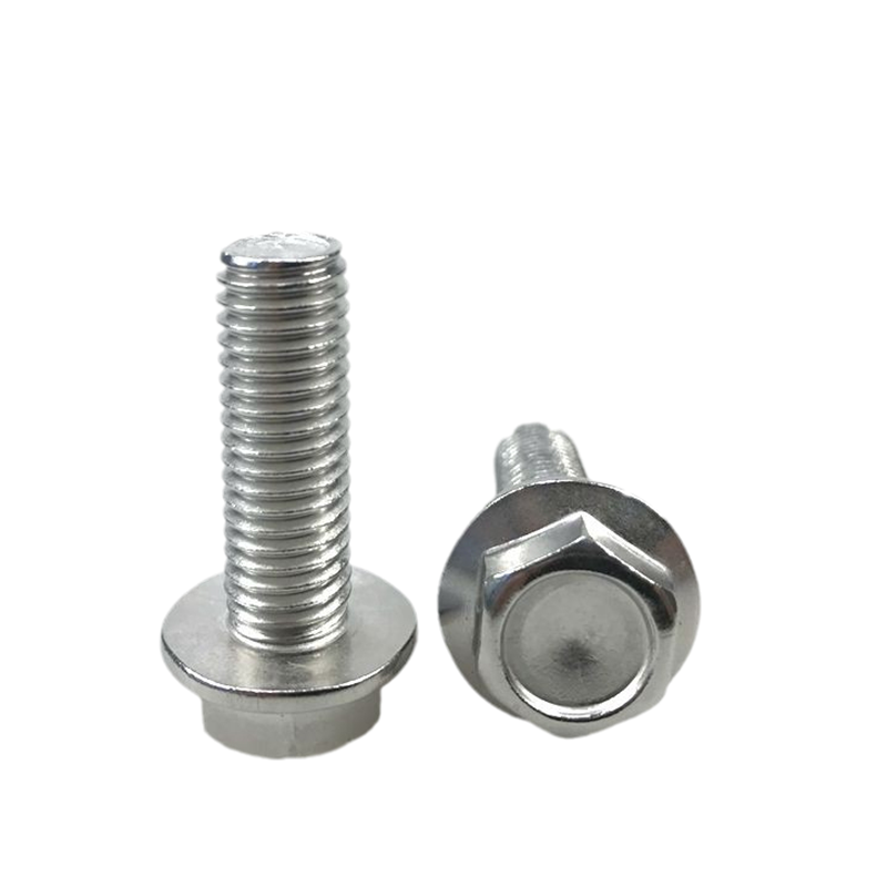 凹脑法兰外六角螺丝国标