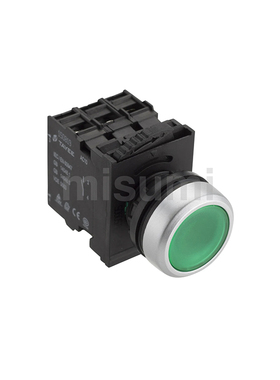 米思米 Φ22带LED易装卸型按钮开关 MISUMI