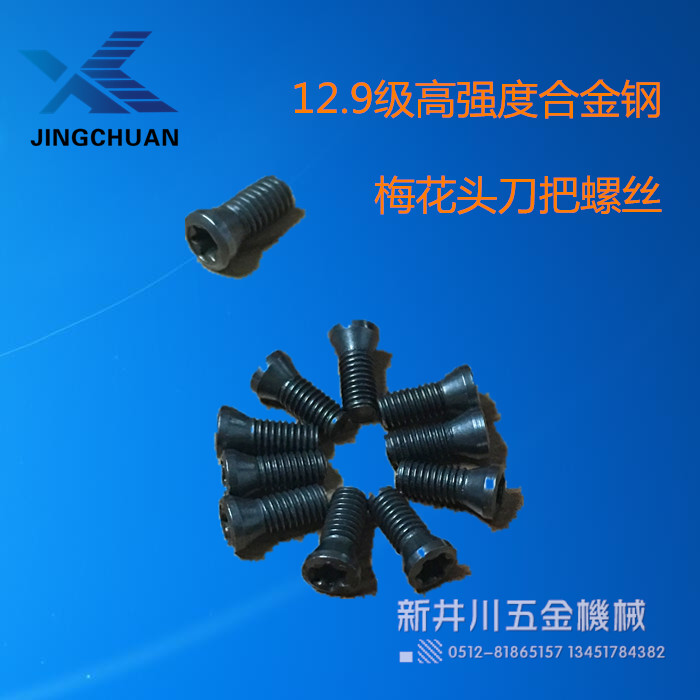 台湾刀把梅花螺丝 CNC刀杆刀盘铜色数控刀具2.5*6345厂家直销现货