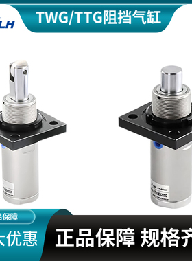 TWG/TTG阻挡气缸TWG32/40/50X10X15X20X25X30S SC SB SR SK SKF