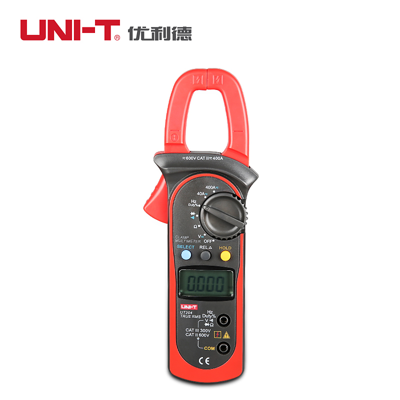优利德数字钳形可测交直