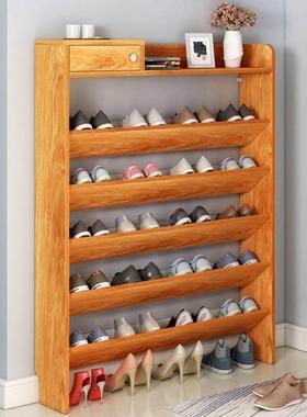 多柜挂墙上的用鞋鞋架墙壁挂式省层贴收纳悬挂家空间HD03360-门后