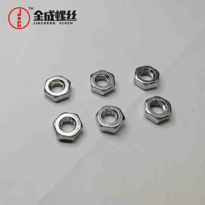 镀锌螺母国标锁紧帽级蓝