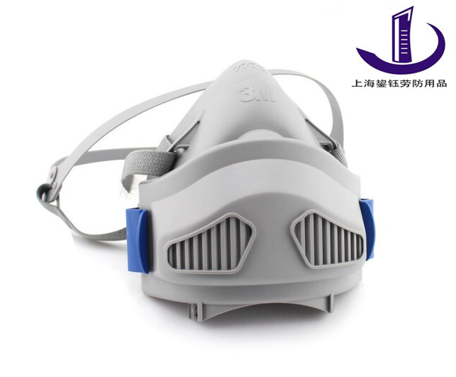 正品3M7772防尘面具硅胶防工业粉尘打磨面罩电焊烟防雾霾颗粒物