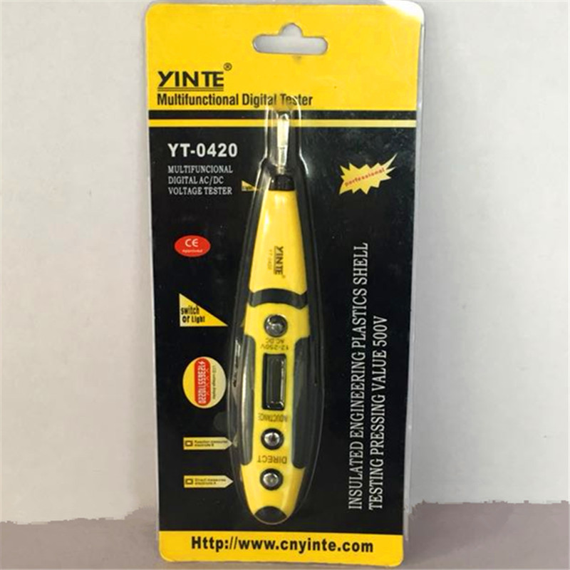 带灯电笔数显感应测字螺