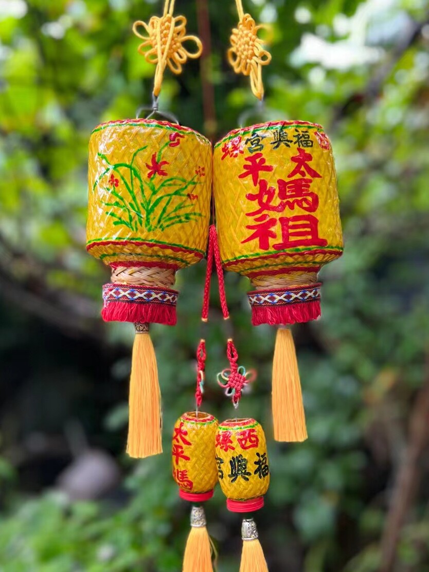 白沙屯湄洲妈祖天上圣母玄天上帝平安灯神龛挂件传统手工潮汕灯笼